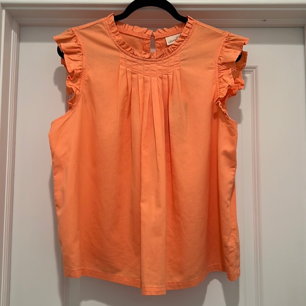 Target Peach Linen top